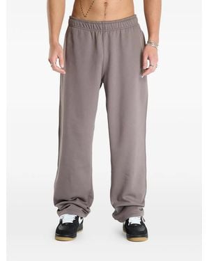 Nike Swoosh-Embroidered Track Trousers - Brown