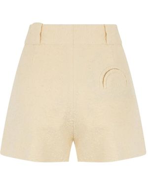 Blazé Milano Pleated Shorts - Natural
