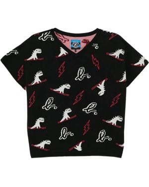 SPORT b. by agnès b. Dino Christmas Vest - Black