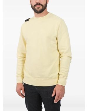 Ma Strum Rundhals-Sweatshirt Mit Schulterklappen - Natur