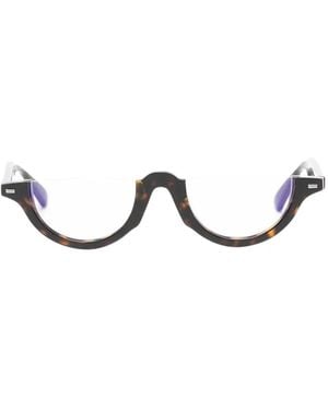 KENZO Weave Sonnenbrille Mit Halbrahmen - Schwarz