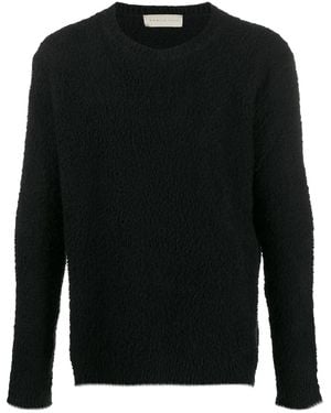 Paura Textured Relaxed-Fit Sweater - Black