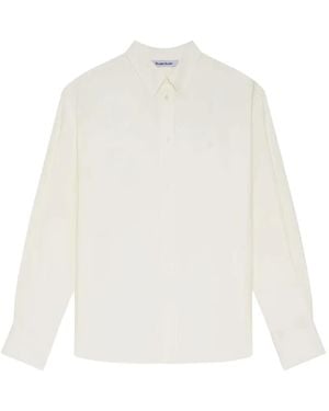 Etudes Studio Relax Logo-Embroidered Button-Down Shirt - White