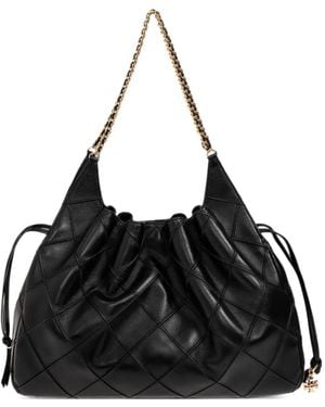 Tory Burch Large Fleming Tote - Black