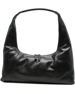 Marge Sherwood Medium Debossed-Logo Shoulder Bag - Black