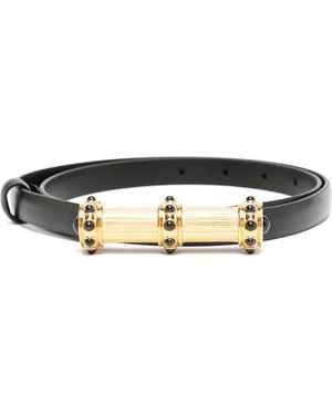 Tom Ford Leren Riem - Wit
