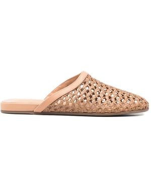 Ancient Greek Sandals Woven Slippers - Pink