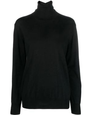 Jil Sander Roll-Neck Wool Jumper - Black