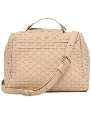 Orciani ウーブンレザー ショルダーバッグ - ナチュラル