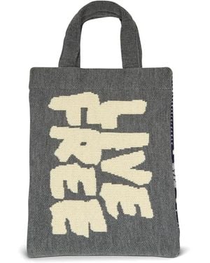 Comme des Garçons Live Free ハンドバッグ - グレー