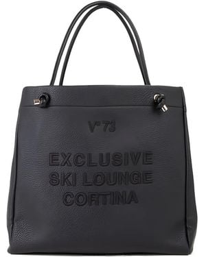 V73 Cortina Logo-Embossed Tote Bag - Black