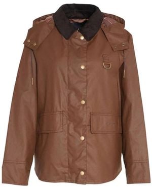 Barbour Cappotto Con Cappuccio - Marrone
