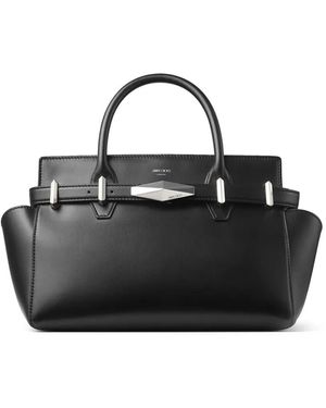 Jimmy Choo Diamond Belted ハンドバッグ - ブラック