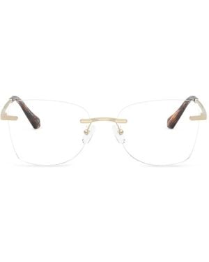 Michael Kors Occhiali Nags Head Con Montatura A Giorno - Bianco
