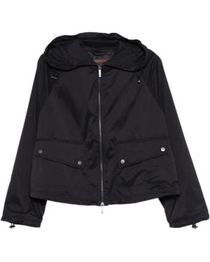 Emporio Armani Hooded Pocket Jacket - Black