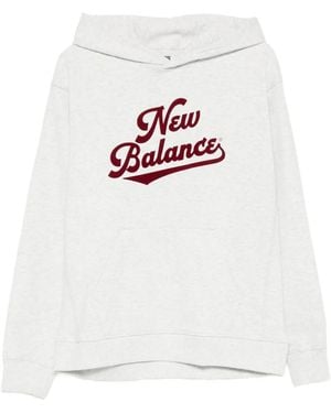 New Balance ロゴ パーカー - ホワイト