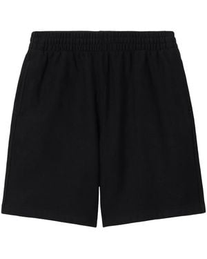 Burberry Cotton Shorts - Black