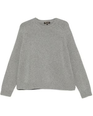 Loro Piana Jersey Parksville Con Cuello Redondo - Gris