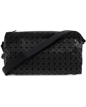 Issey Miyake Schultertasche Mit Geometrischen Einsätzen - Schwarz