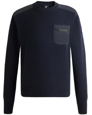 Fusalp Tevan Pullover mit Brusttasche - Blau