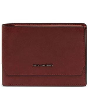 Piquadro Stitched Wallet - Purple