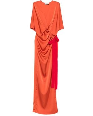 V:PM ATELIER Vestido Largo Samantha - Rojo