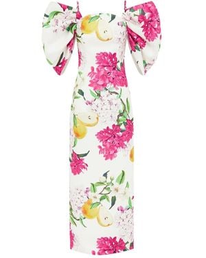 LEO LIN Arabella Floral Maxi Dress - White