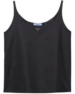 Prada Re-Nylon Tank Top - Black