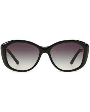 Burberry Occhiali Da Sole Geometrici - Nero