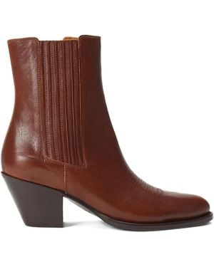 Polo Ralph Lauren Stivali Chelsea Western 70Mm - Marrone