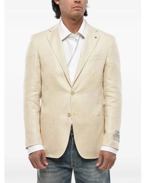 Corneliani Single-Breasted Jacket - Natural