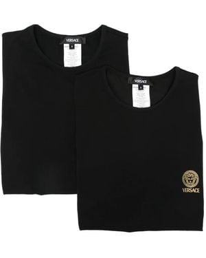 Versace Logo-Print T-Shirt (Set Of Two) - Black