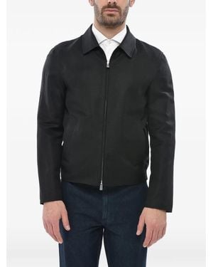 Corneliani Circle Zip-Front Jacket - Black