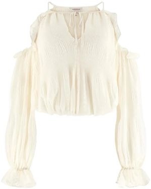 Guess Emilia Cold-Shoulder Top - White
