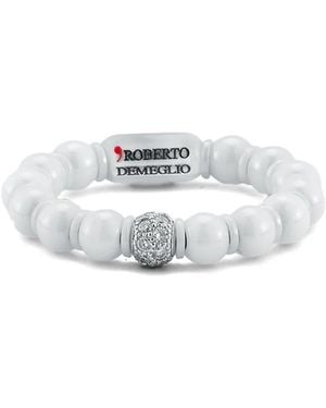 ’ROBERTO DEMEGLIO 18K Sfera Diamond Ring - White
