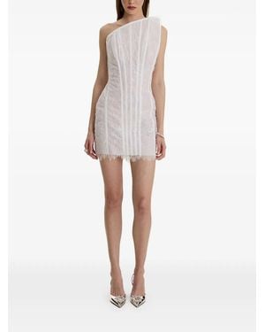 MOOS STUDIO Voltage Lace Mini Dress - White