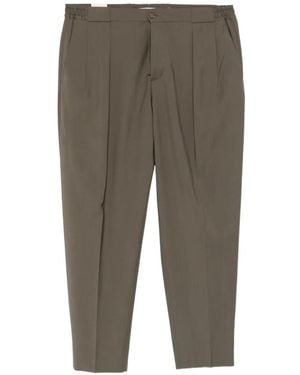 Briglia 1949 Portobellos Pleated Trousers - Green