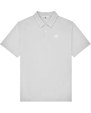 Malbon Golf Logo-Embroidered Fairway Polo Shirt - White