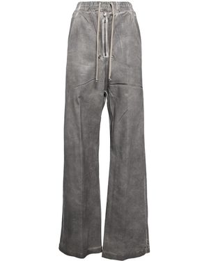 Rick Owens ストレッチ ストレートパンツ - グレー