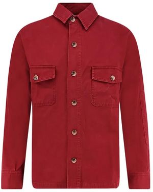Tonywack Flap-Pocket Shirt - Red
