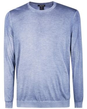 Avant Toi Crew-Neck Cashmere Jumper - Blue