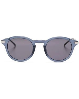Gucci Sonnenbrille Mit Rundem Gestell - Grau
