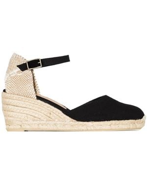 Castañer Carol 60Mm Wedge Espadrilles - Black