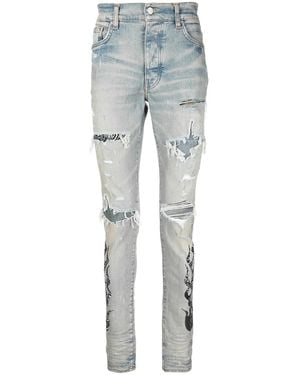 Amiri Vaqueros Bandana Flame - Azul