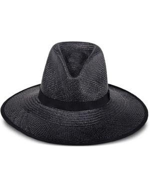 Max Mara Ribbon Detail Hat - Blue