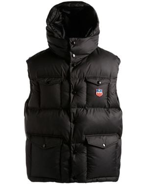 Bally Hooded Padded Gilet - Black