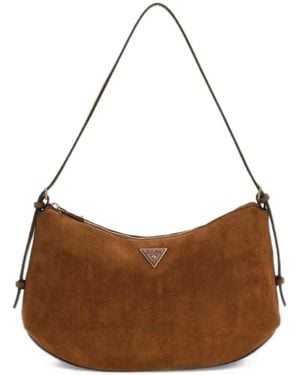 Guess Melita Shoulder Bag - Brown