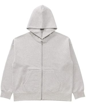 Visvim Hoodie À Fermeture Zippée - White