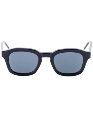 Thom Browne Geometric-Frame Sunglasses - Blue