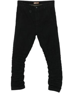 Layer Zero Button-Fastening Trousers - Black